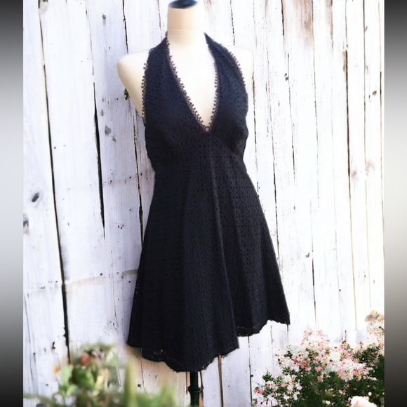 Belle by Badgley Mischka Sophia Halter Dress Size 8 - Picture 10 of 15